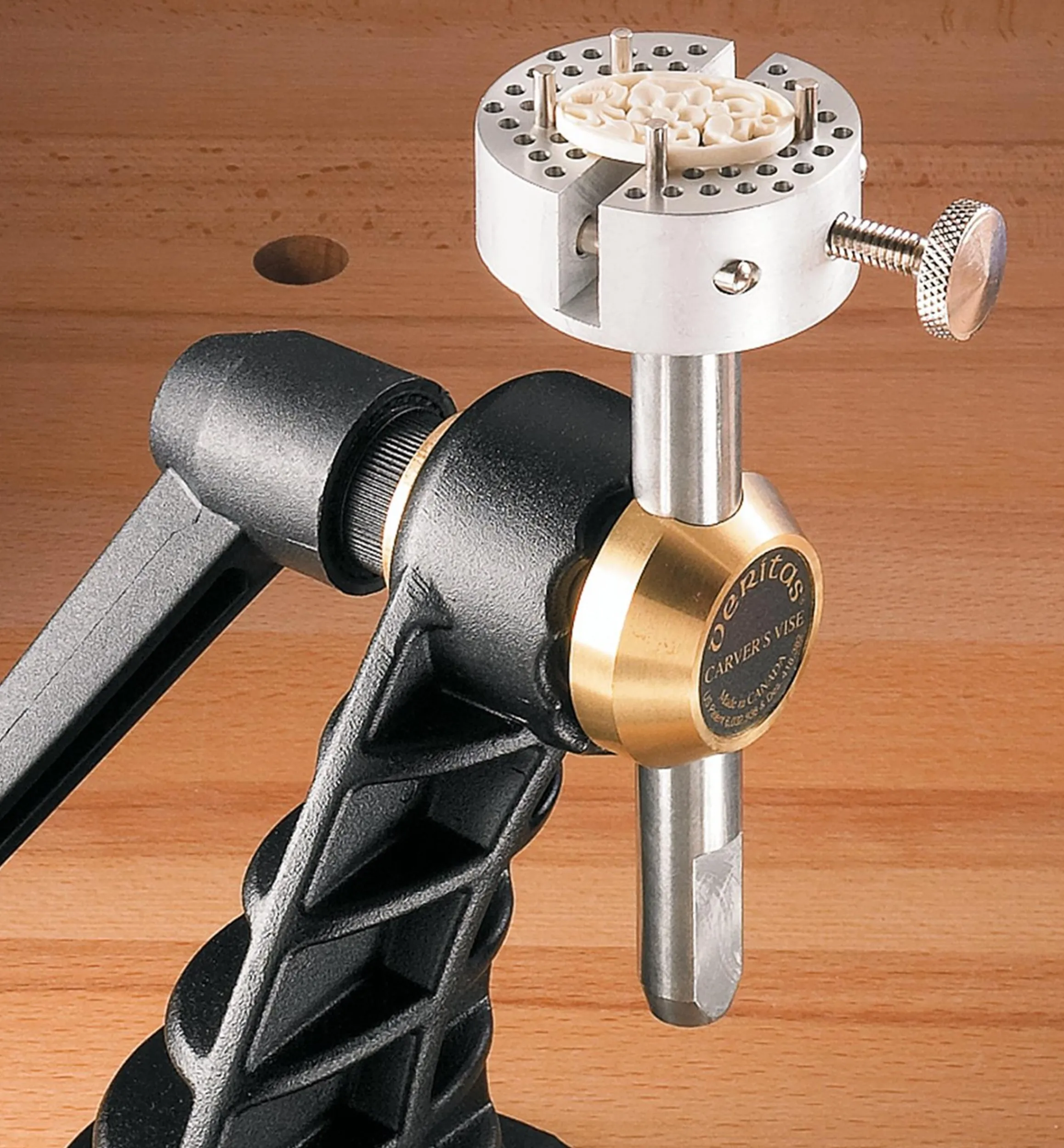 Lee Valley Workshop>Pin Vise Post For Jeweller’s Pin Vise