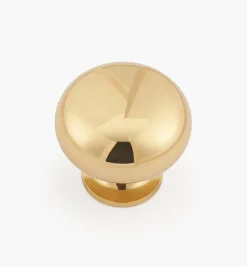 Lee Valley Knobs>Plain Classic Brass Knobs