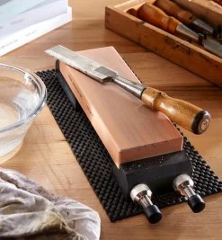 Lee Valley Sharpening>Pride Abrasive Ceramic Water Stones With Wooden Box