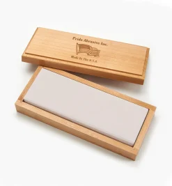 Lee Valley Sharpening>Pride Abrasive Ceramic Water Stones With Wooden Box
