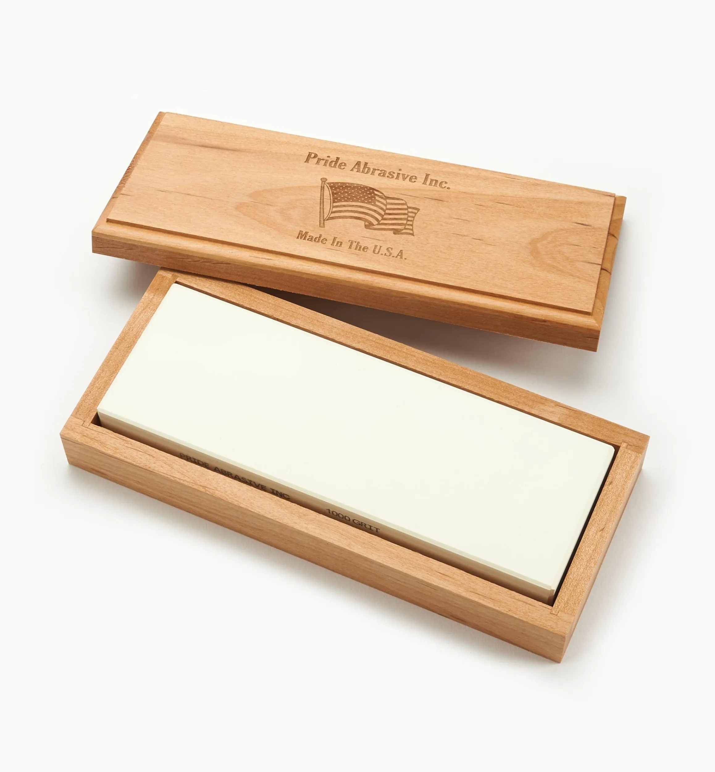 Lee Valley Sharpening>Pride Abrasive Ceramic Water Stones With Wooden Box