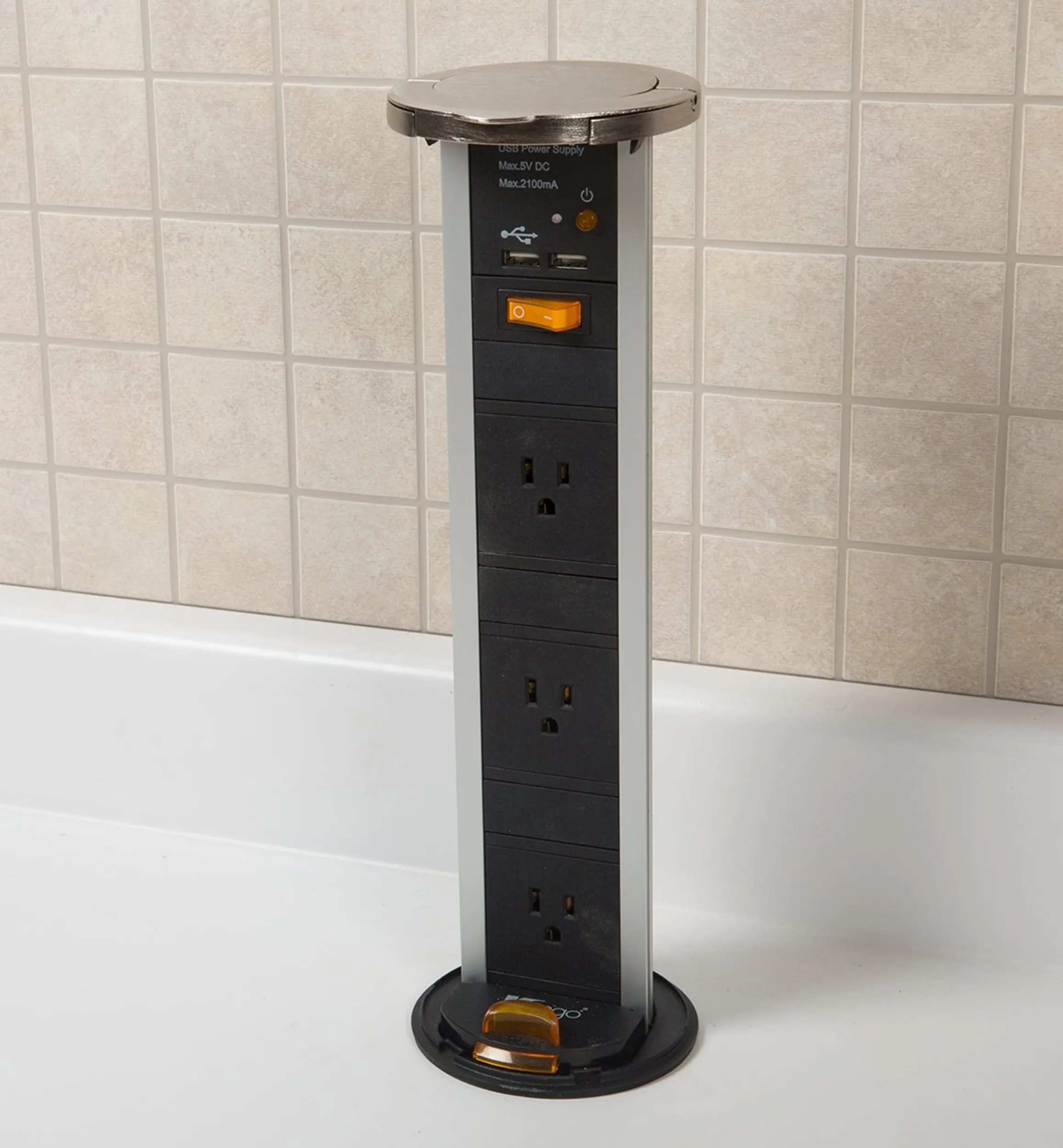 Lee Valley Power Cords & Bars>Pull-Out Power Bar