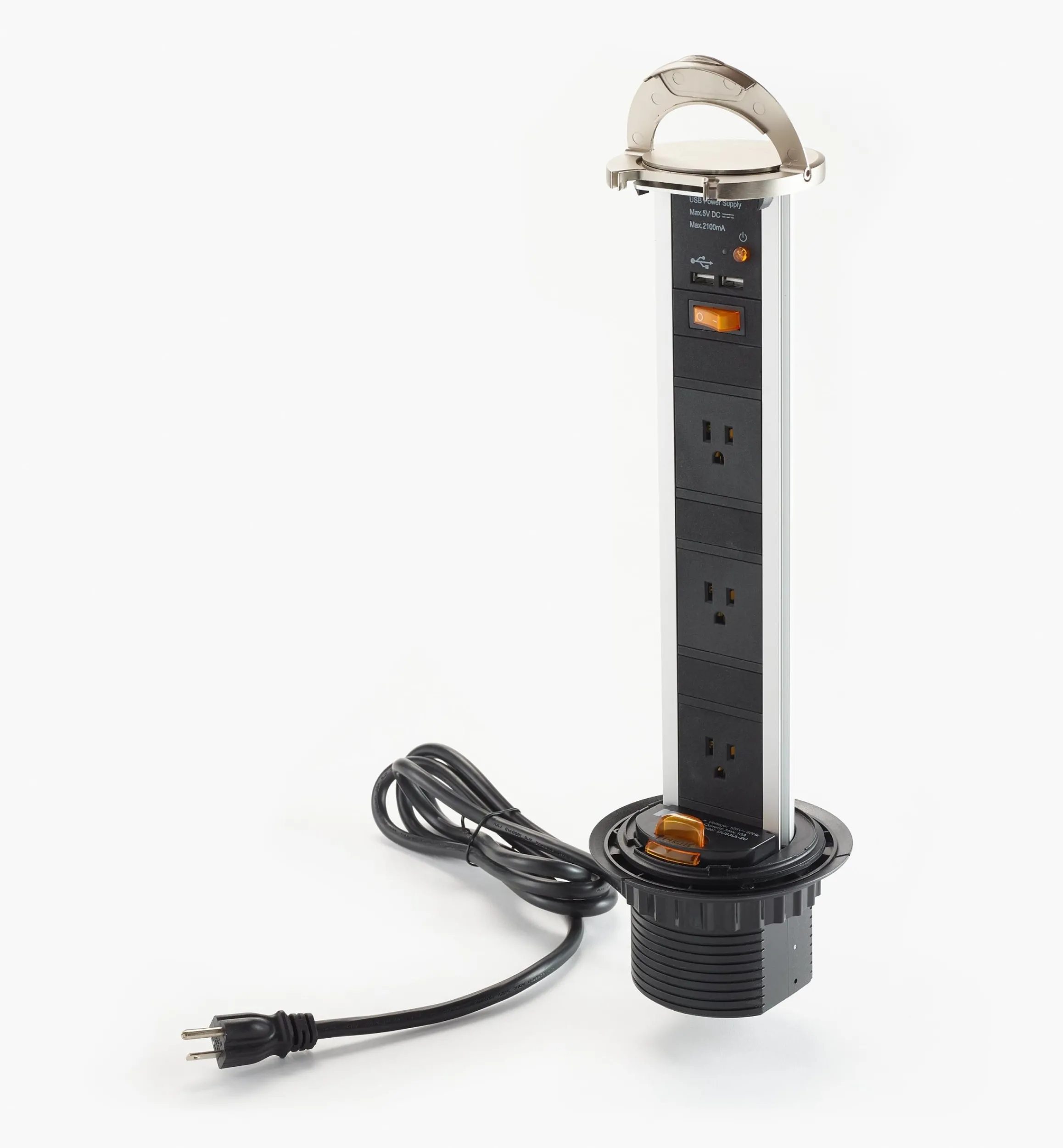 Lee Valley Power Cords & Bars>Pull-Out Power Bar