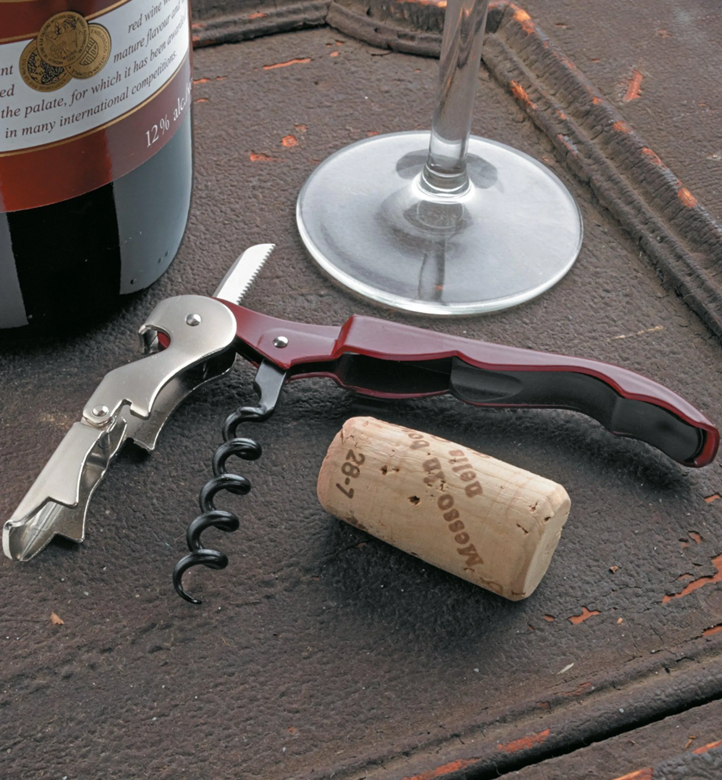 Lee Valley Barware>Pulltap Double-Lever Corkscrew