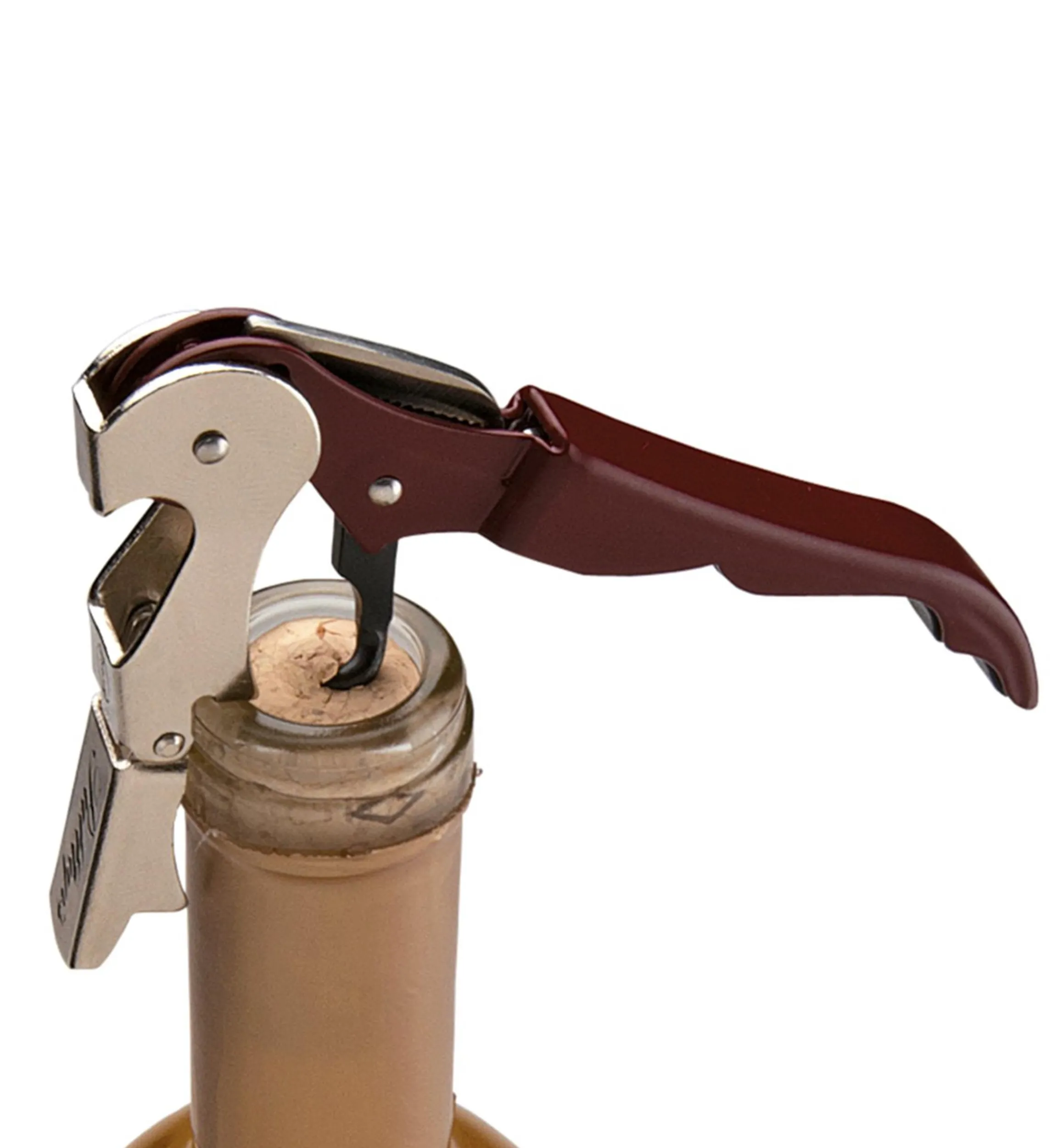 Lee Valley Barware>Pulltap Double-Lever Corkscrew