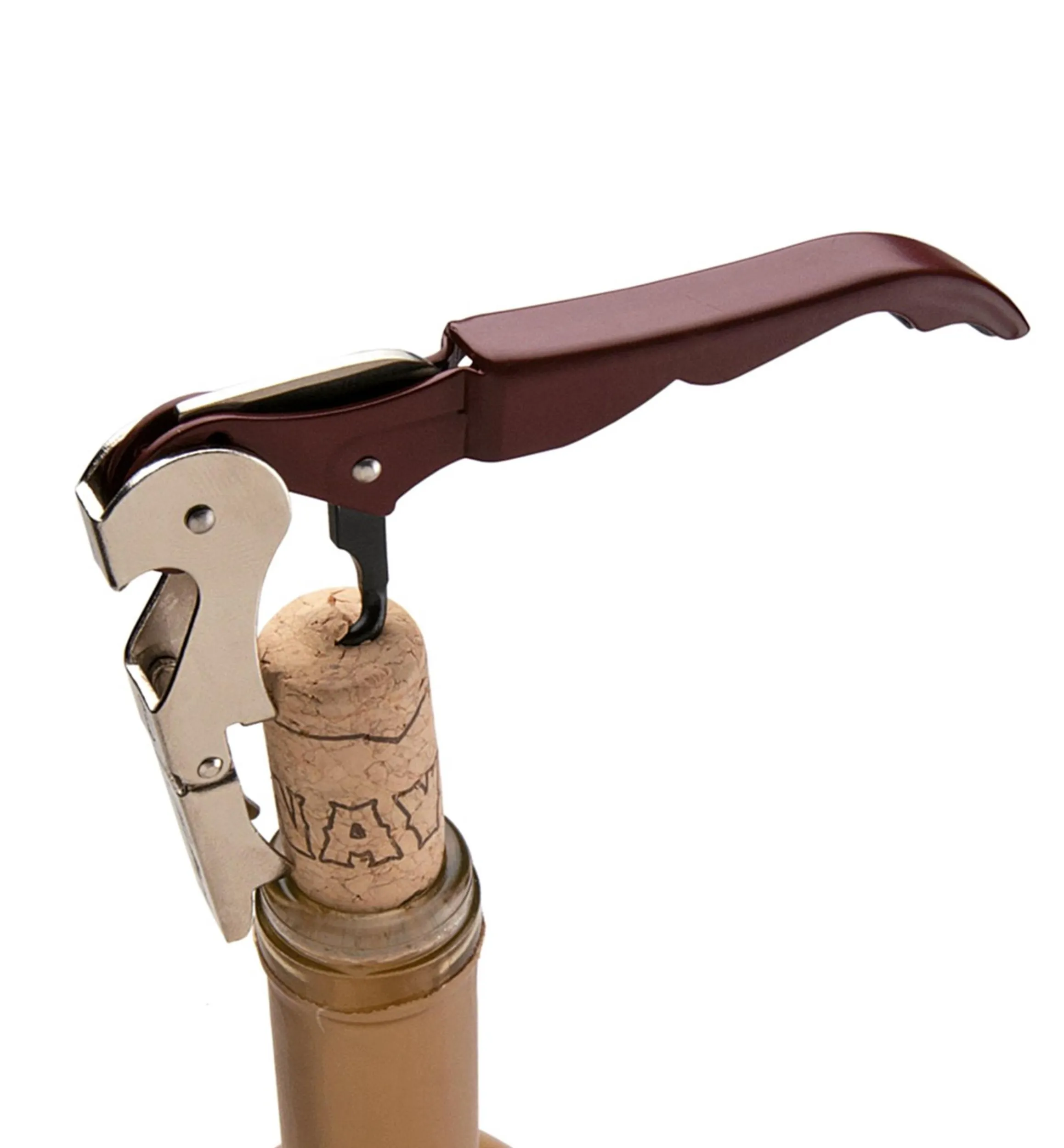 Lee Valley Barware>Pulltap Double-Lever Corkscrew