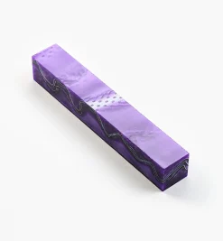 Lee Valley Supplies>Purple Mesh Acrylic Acetate Pen Blank