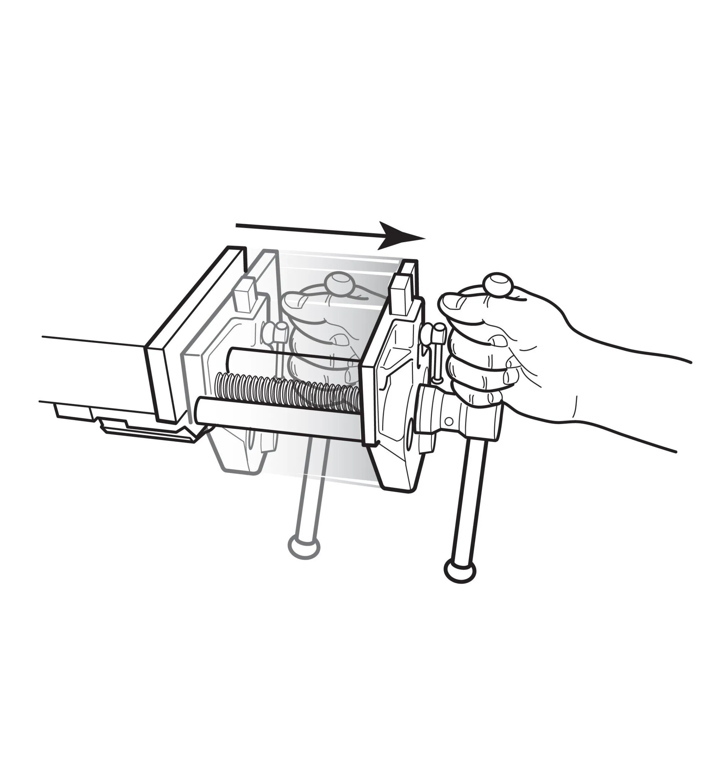 Lee Valley Workshop>Quick-Release Steel Bench Vises