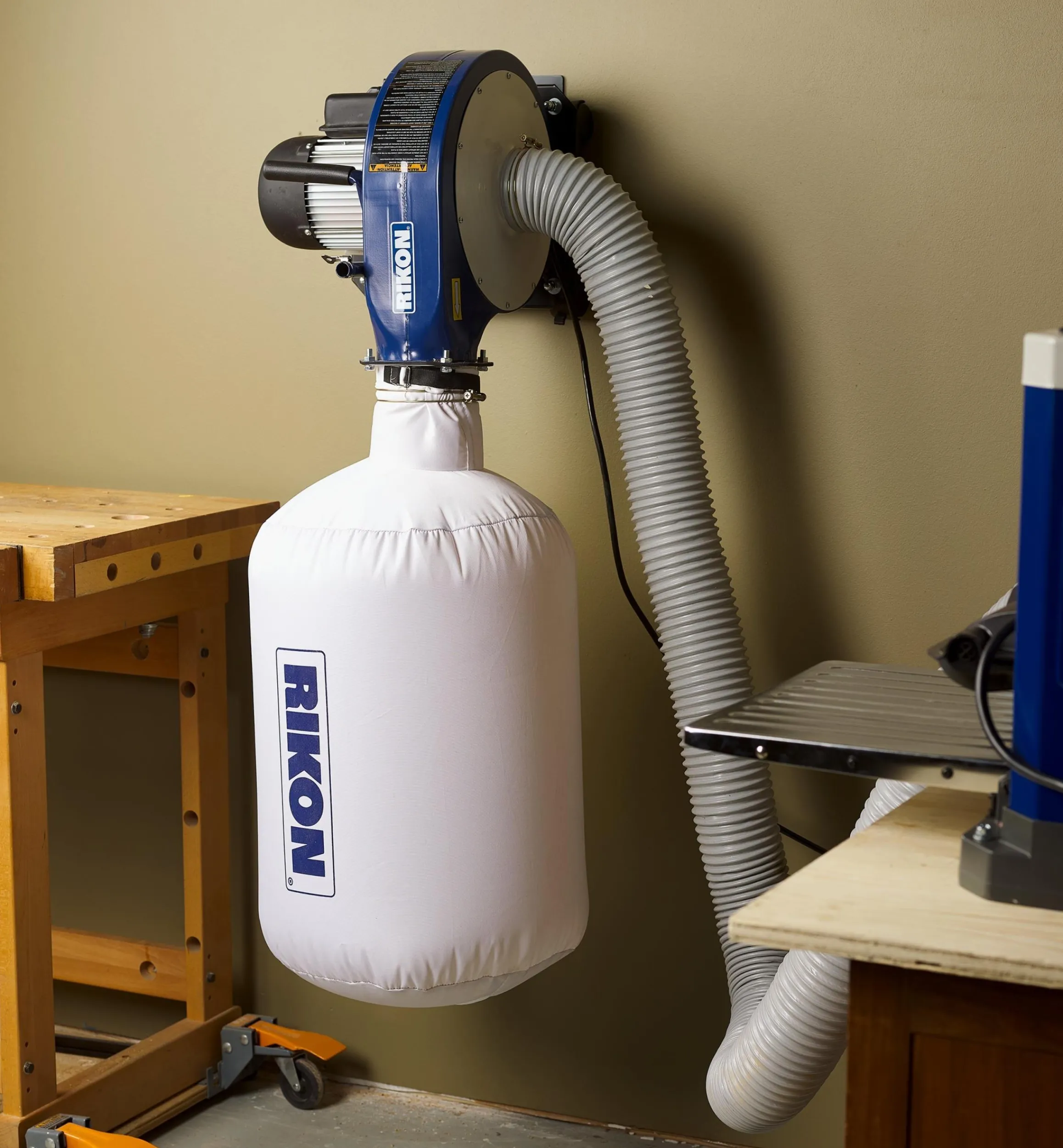 Lee Valley Workshop>Rikon 1 Hp Portable Dust Collector (Model 60-105)