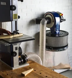 Lee Valley Workshop>Rikon 1 Hp Wall-Mount Dust Collector (Model 60-101)