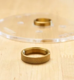 Lee Valley Routing>Ring Nut For Veritas Compact Router Base Plate Template Guides, Inserts & Inlay Bushings