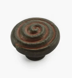 Lee Valley Knobs>Rustic Swirl Knob