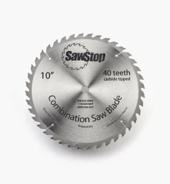 Lee Valley Power Tool Accessories>SawStop 10" 40-Tooth Combination Blade