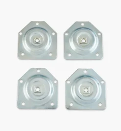 Lee Valley Table Hardware>Screw-On Leg Plates