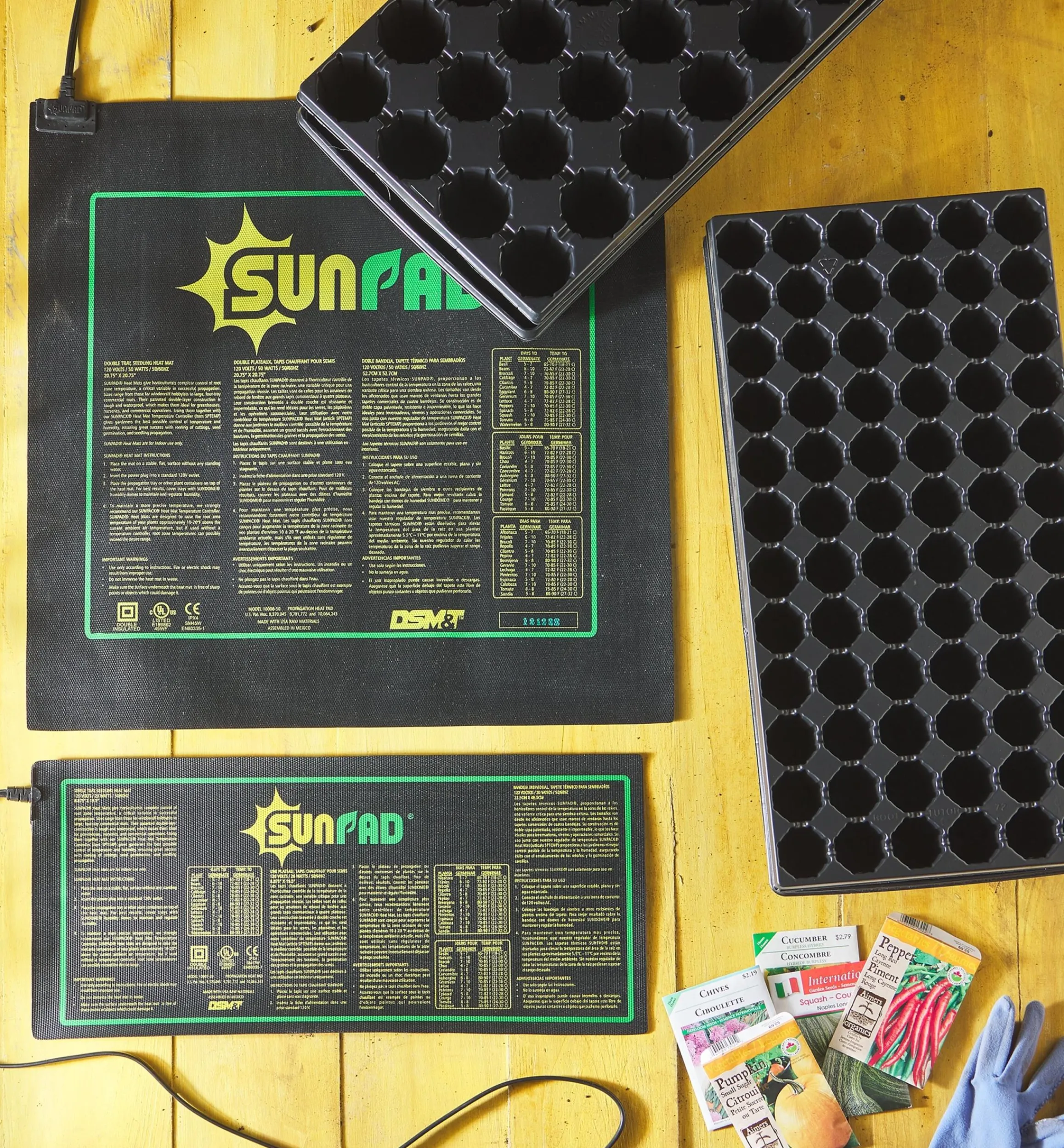 Lee Valley Seed Starting>Seedling Heat Mats