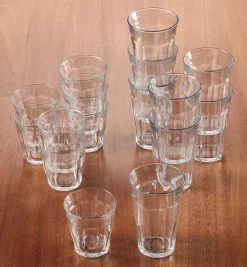 Lee Valley Glasses & Mugs>Set Of 16 Duralex Glasses