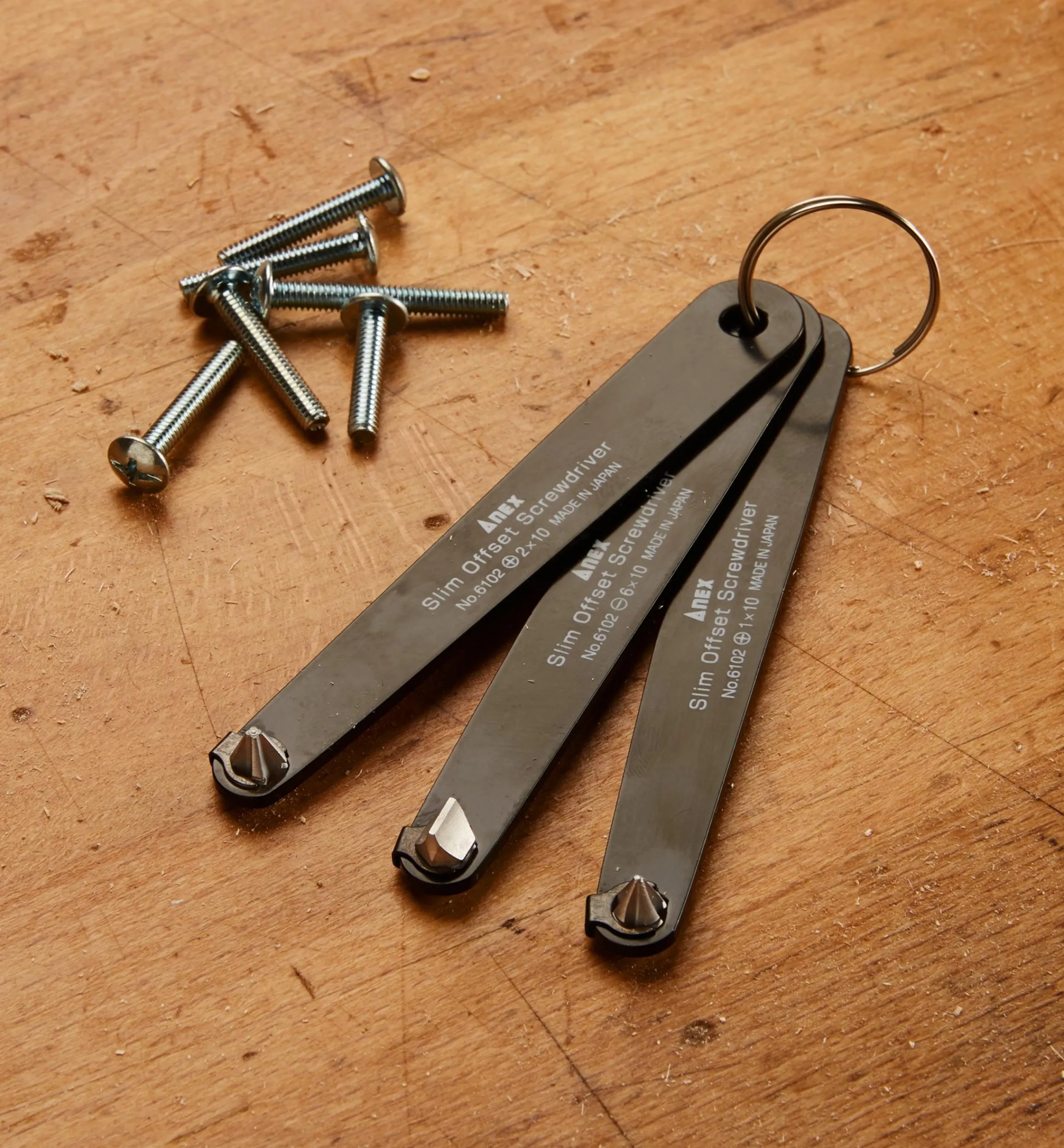 Lee Valley Screwdrivers>Set Of 3 Ultra-Slim Screwdrivers