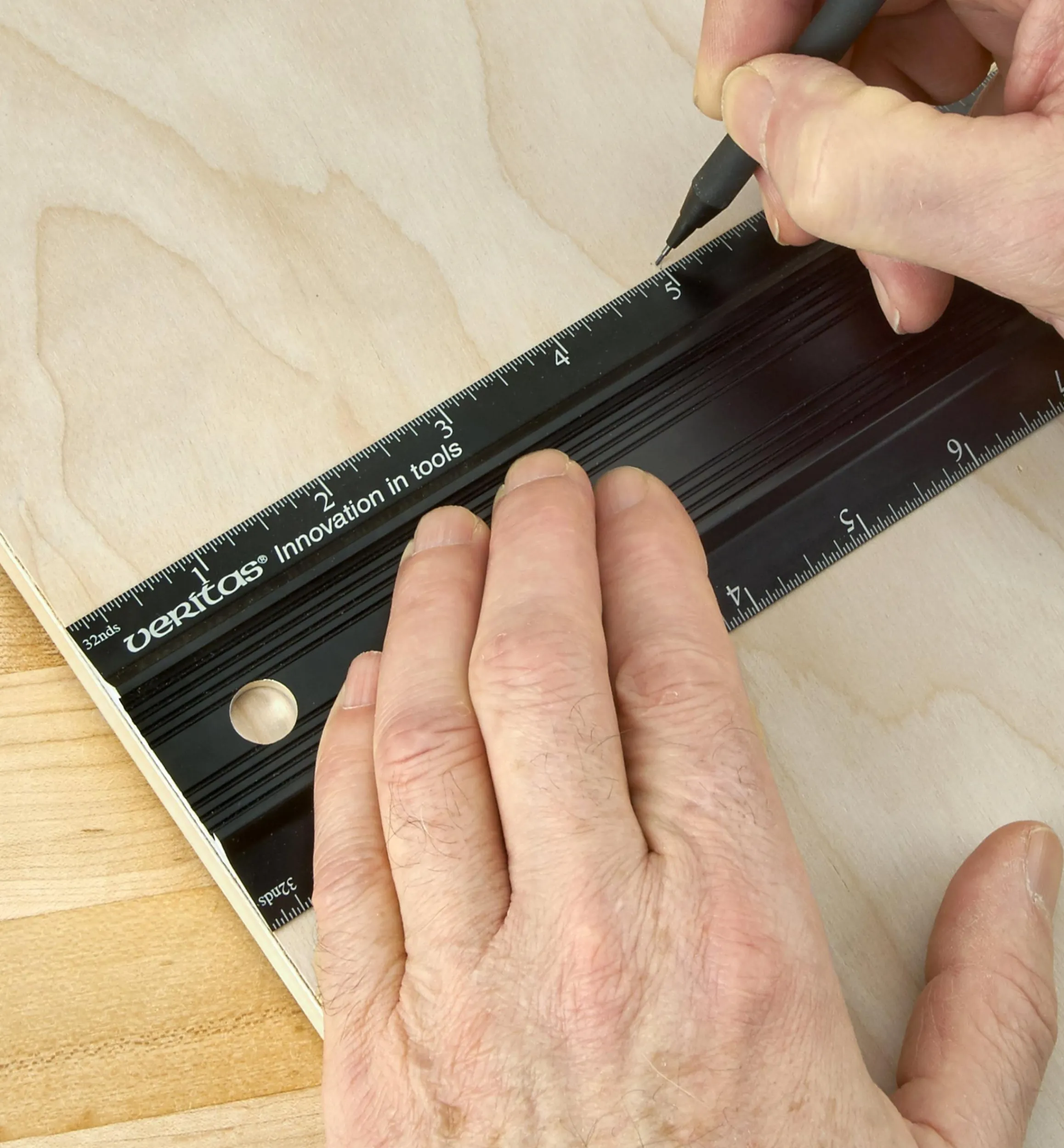 Lee Valley Marking & Measuring>Set Of 3 Veritas Imperial Shop Rules