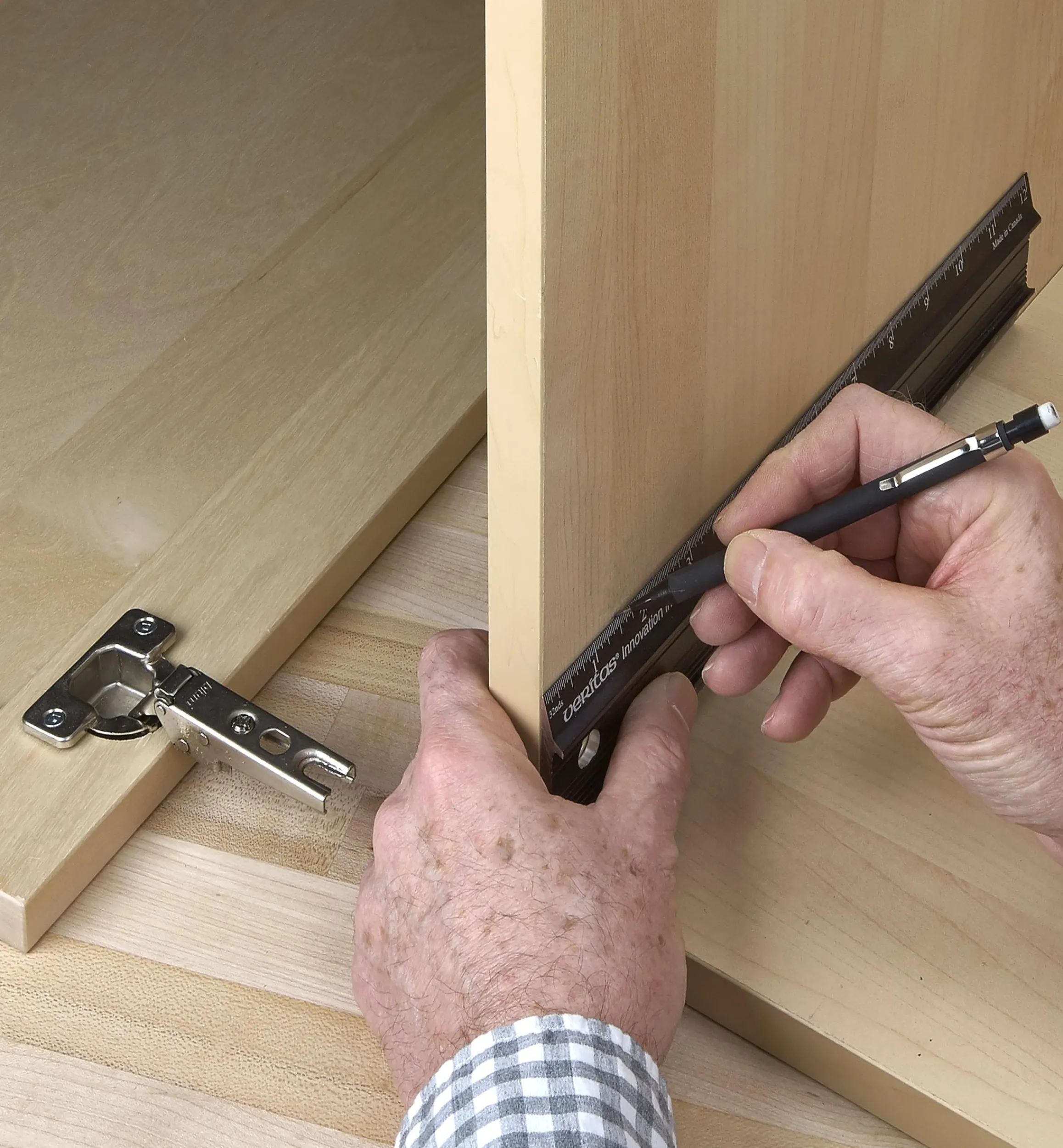 Lee Valley Marking & Measuring>Set Of 3 Veritas Imperial Shop Rules