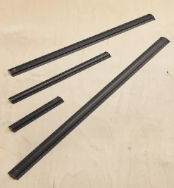Lee Valley Marking & Measuring>Set Of 4 Veritas Metric Aluminum Bench Rules