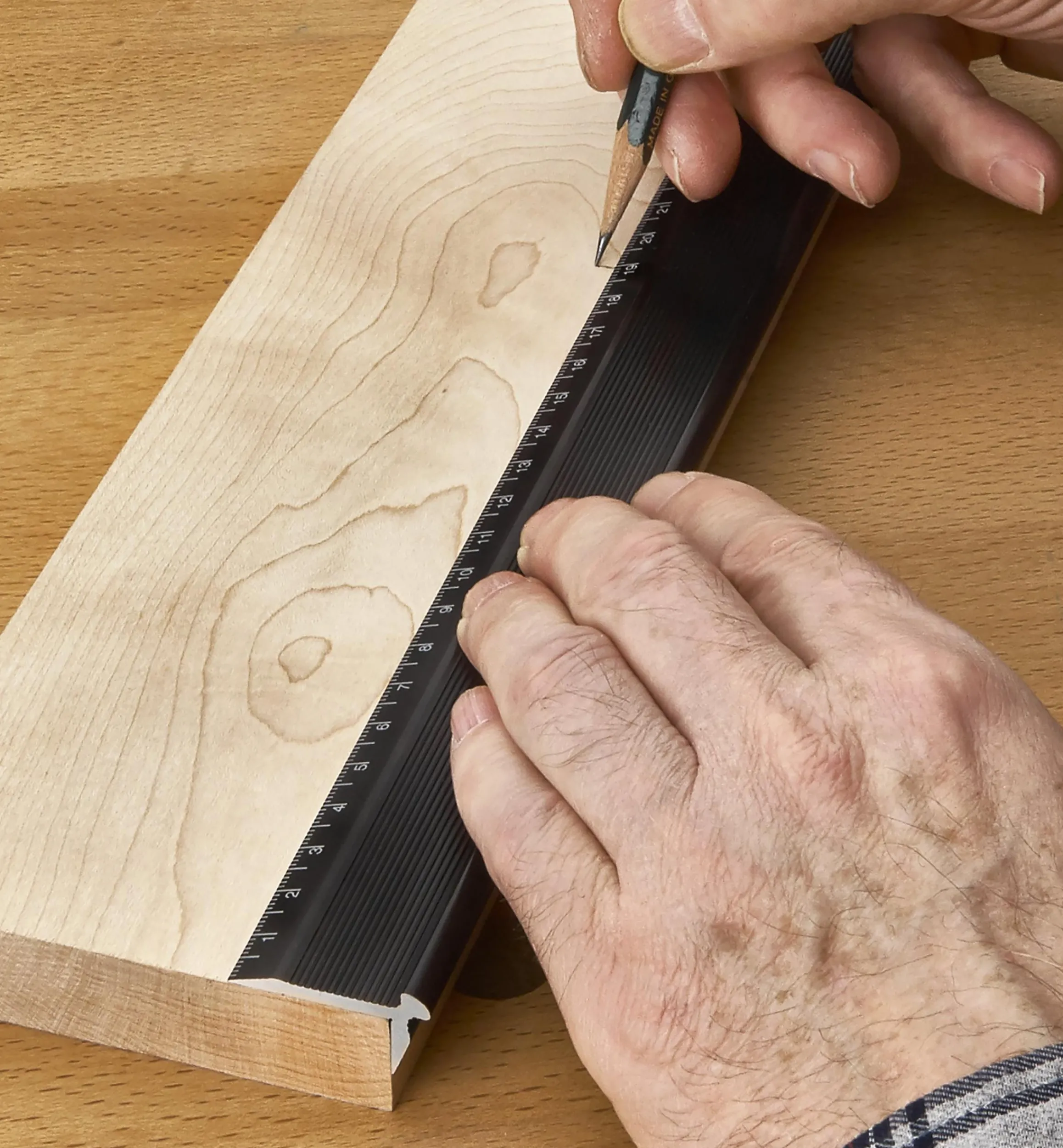 Lee Valley Marking & Measuring>Set Of 3 Veritas Metric Edge Rules