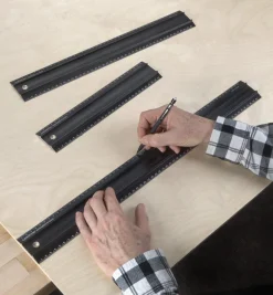 Lee Valley Marking & Measuring>Set Of 3 Veritas Metric Shop Rules