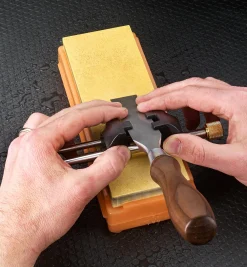 Lee Valley Sharpening>Shapton 1000x Orange Ha-No-Kuromaku Ceramic Stone