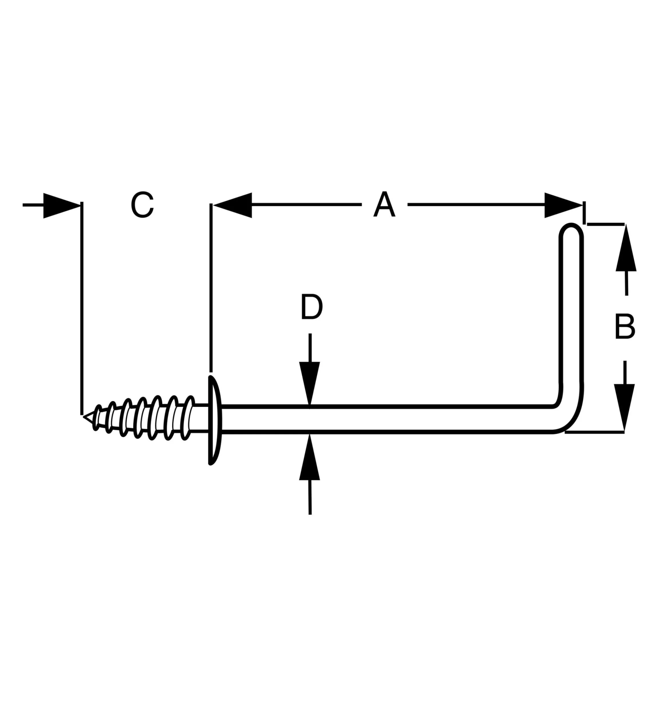 Lee Valley Hooks>Shouldered Square Hooks