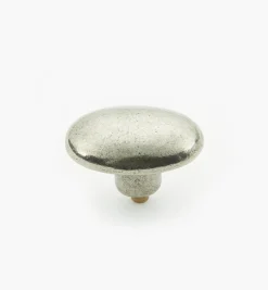 Lee Valley Knobs>Simple Pewter Oval Knob