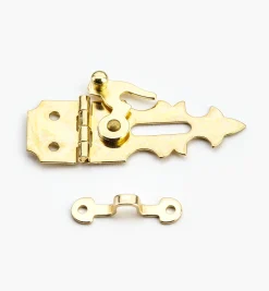 Lee Valley Latches>Small Brass Hasp