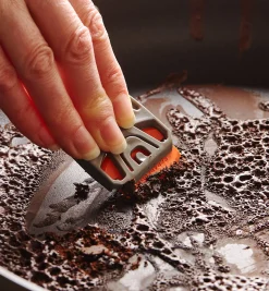 Lee Valley Scrapers>Small Holder & 6 Orange Plastic Razor Blades