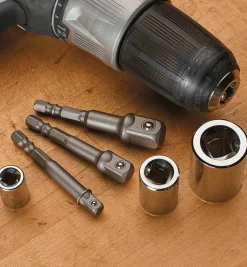 Lee Valley Power Tool Accessories>Socket Adapters For Hand Drills
