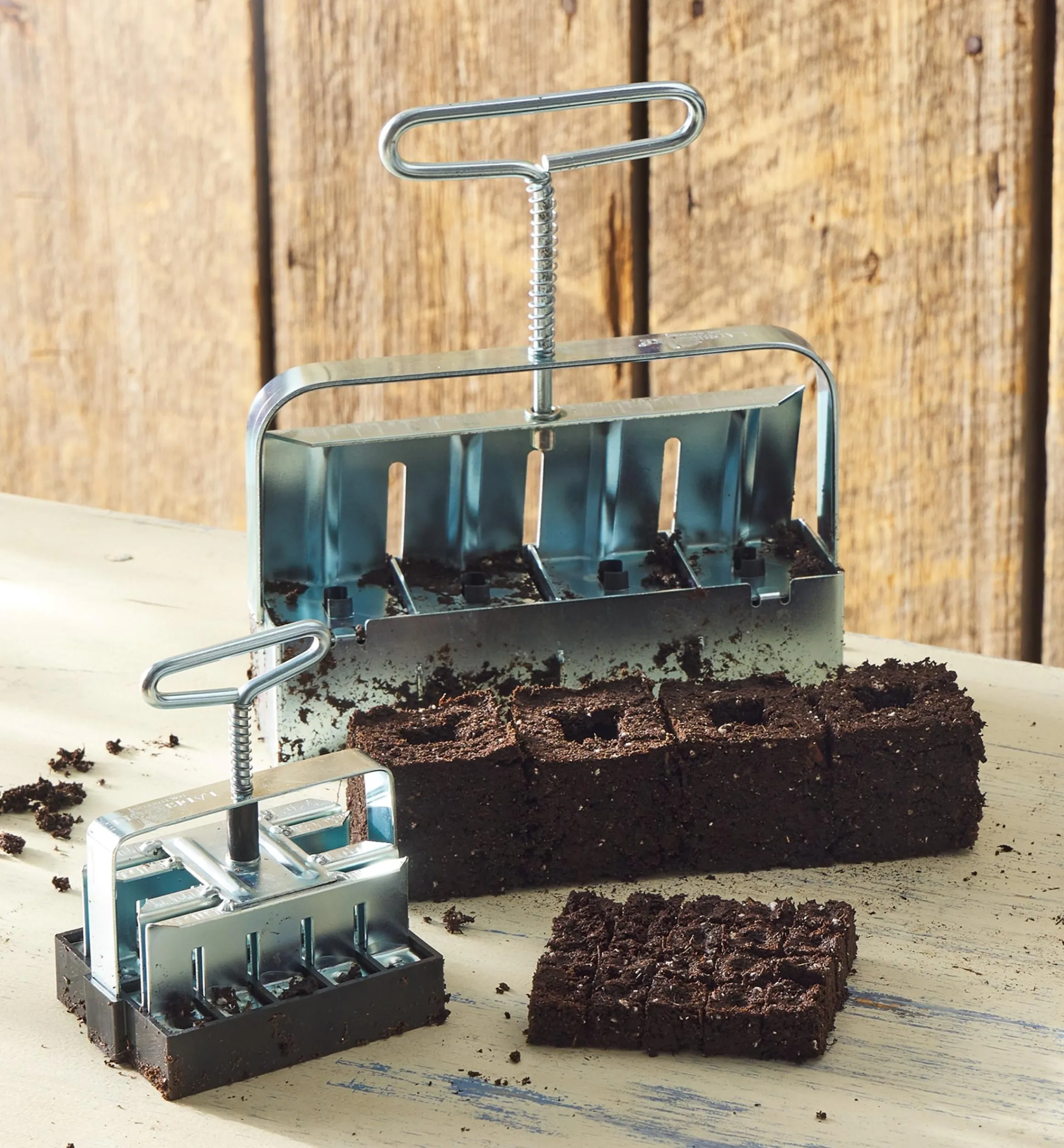 Lee Valley Seed Starting>Soil Cube & Block Molds Set