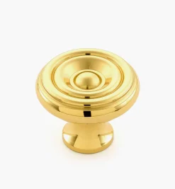 Lee Valley Knobs>Solid Brass Knob