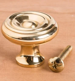 Lee Valley Knobs>Solid Brass Knob