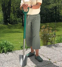 Lee Valley Shovels>Stainless-Steel Border Shovel