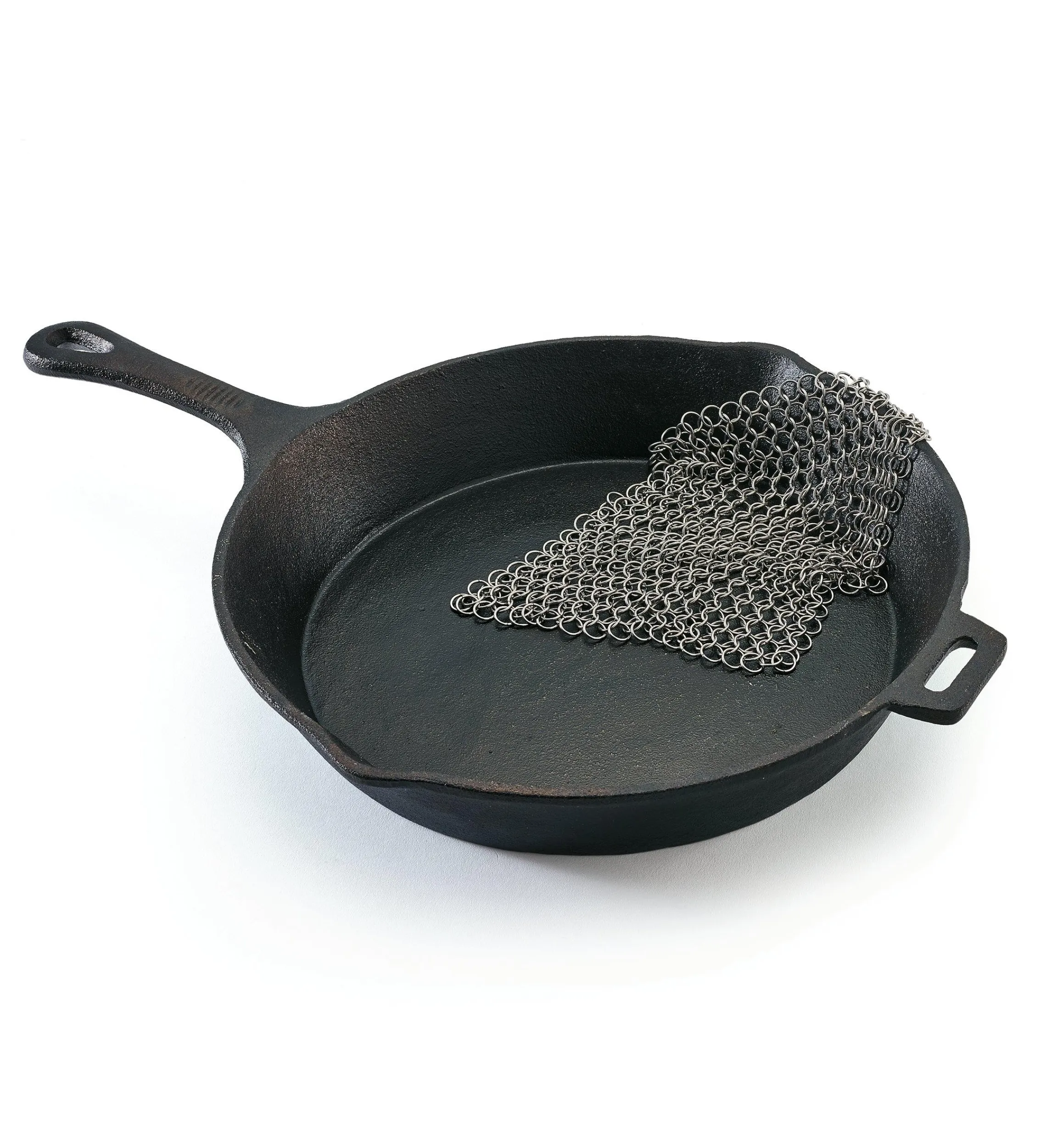 Lee Valley Cleaning>Stainless-Steel Chain Mail Scrubber