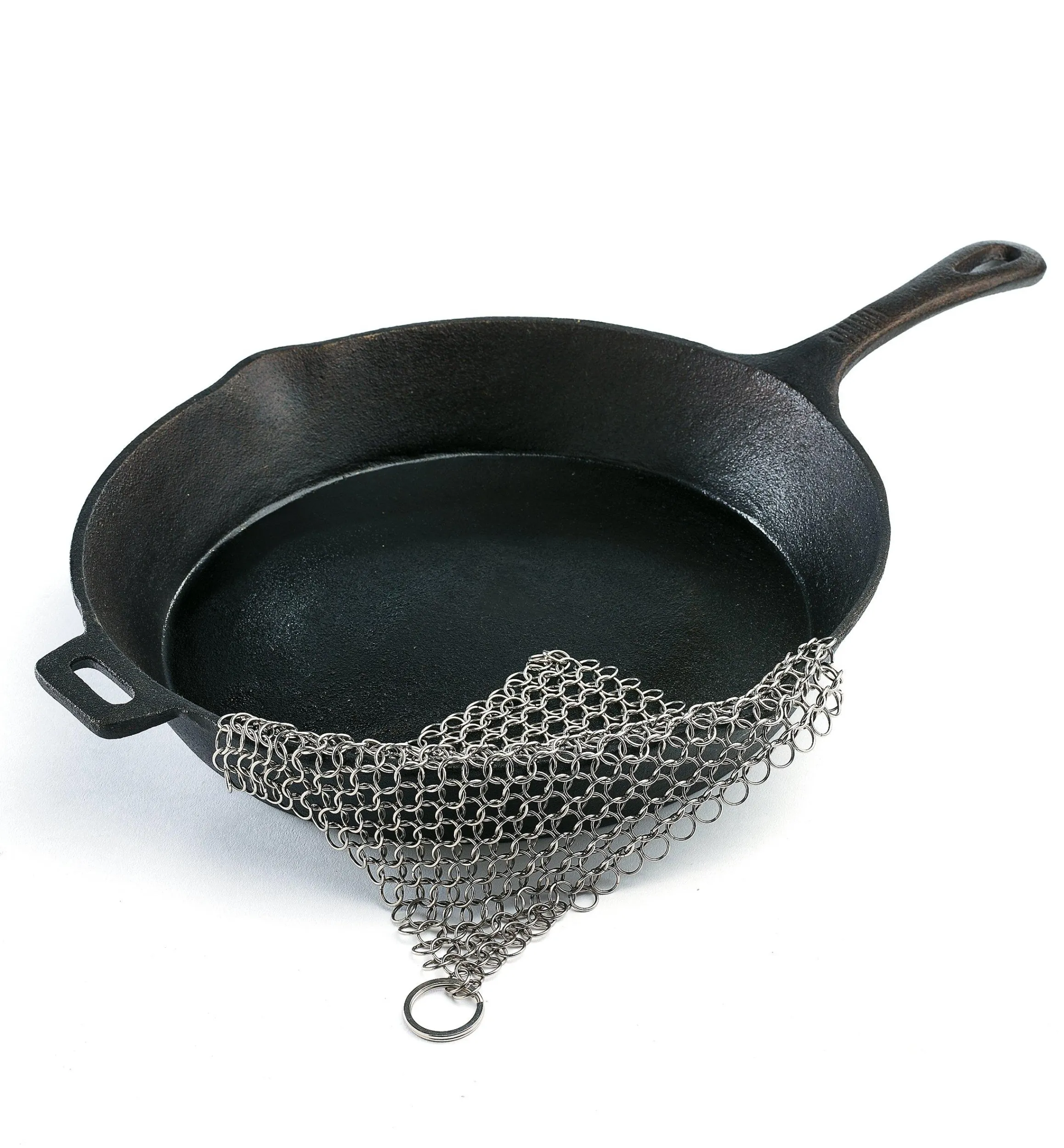 Lee Valley Cleaning>Stainless-Steel Chain Mail Scrubber