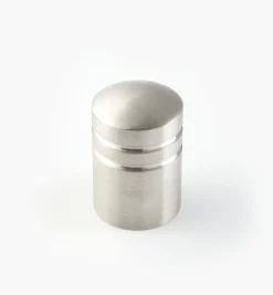 Lee Valley Knobs>Stainless-Steel Ribbed Knobs