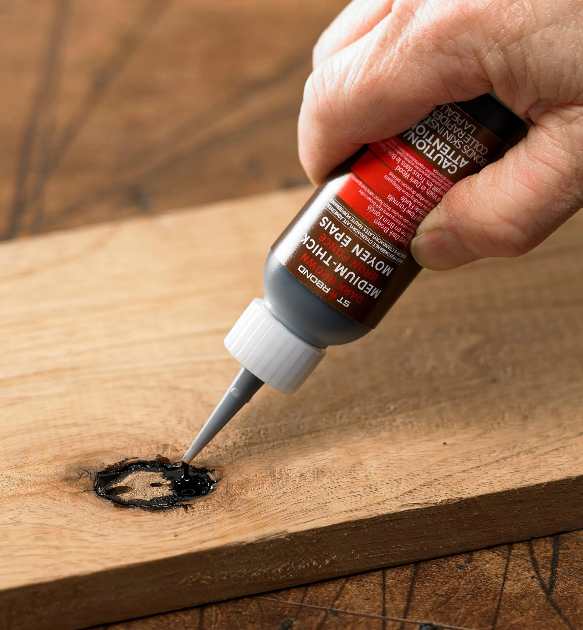 Lee Valley Supplies>Starbond Dark Brown CA Glue