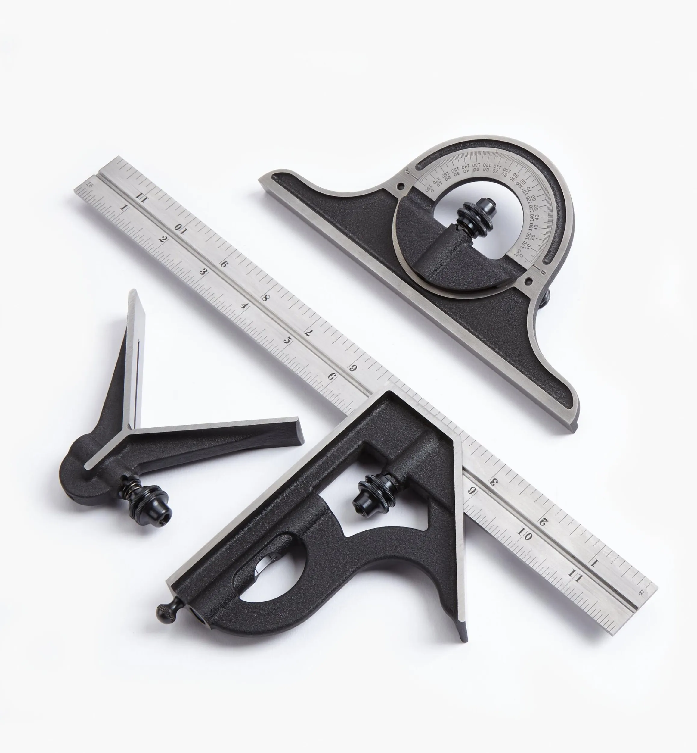 Lee Valley Marking & Measuring>Starrett Cast-Iron Combination Squares