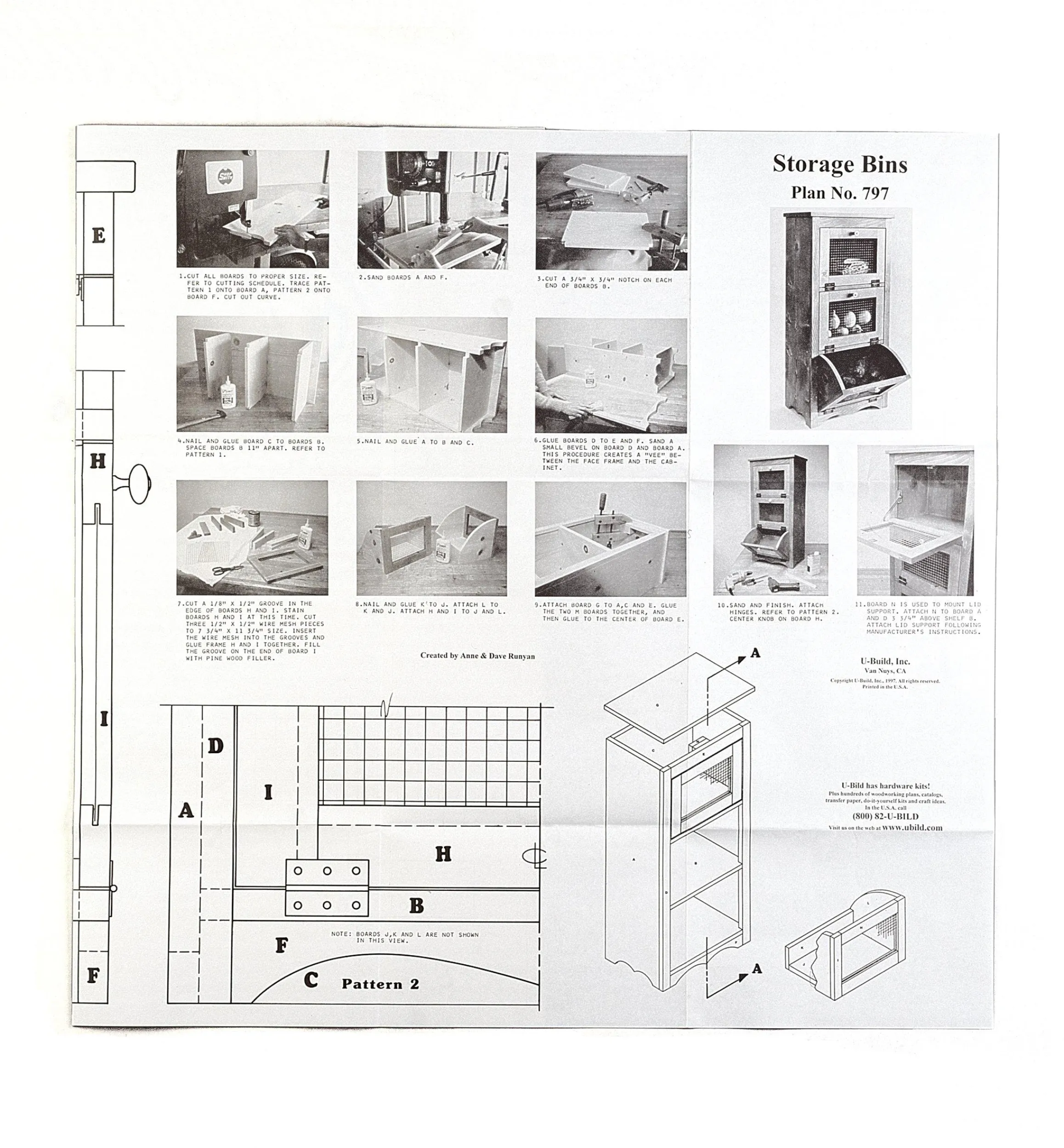 Lee Valley Plans>Storage Bin Plan