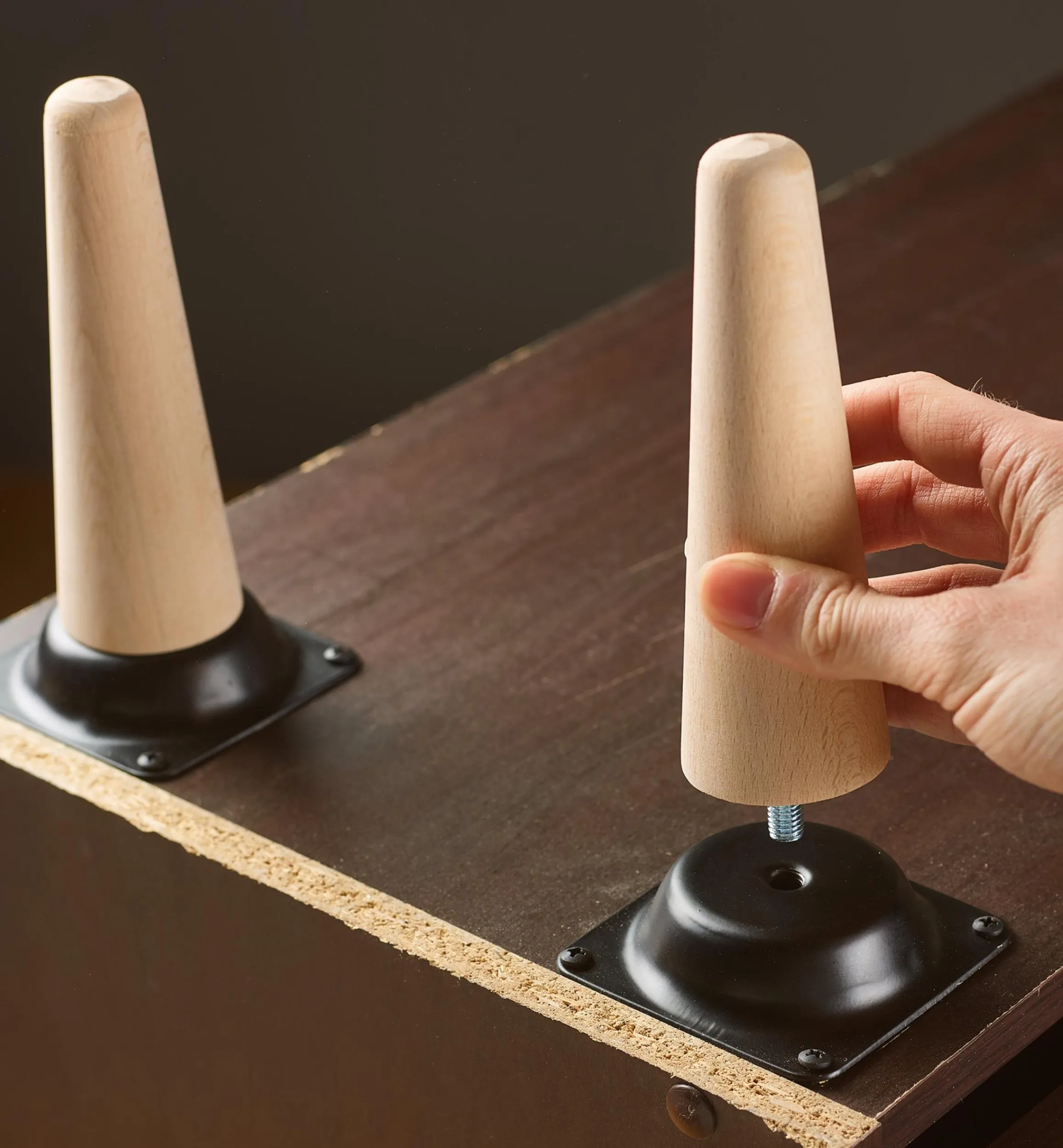 Lee Valley Table Hardware>Straight Wooden Table Legs