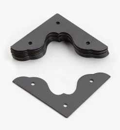 Lee Valley Box Hardware>Tansu Fancy Corner Plates