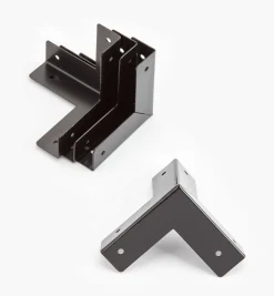 Lee Valley Box Hardware>Tansu Plain 3-Side Corners