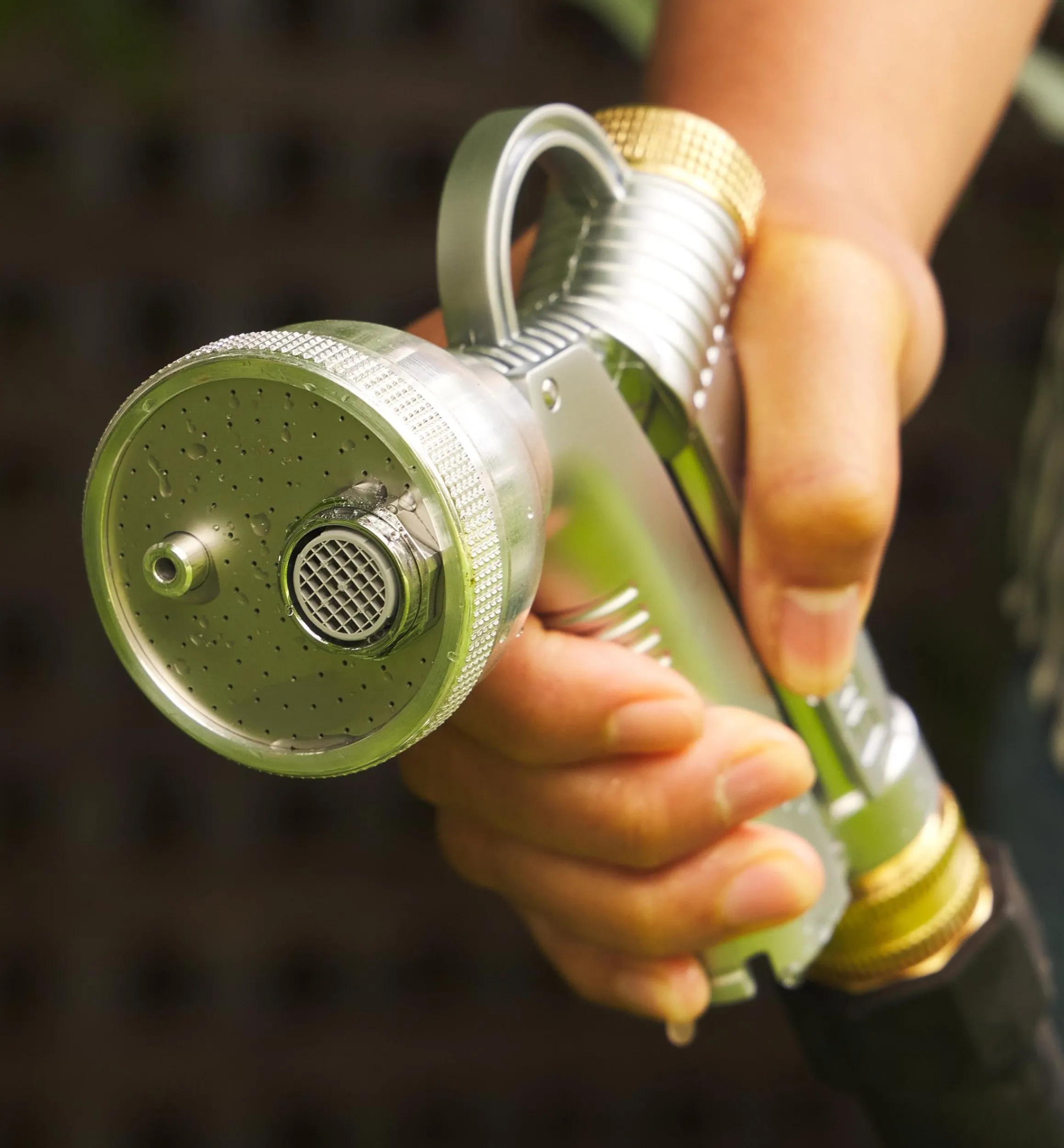 Lee Valley Hoses & Accessories>Three-Pattern Metal Nozzle