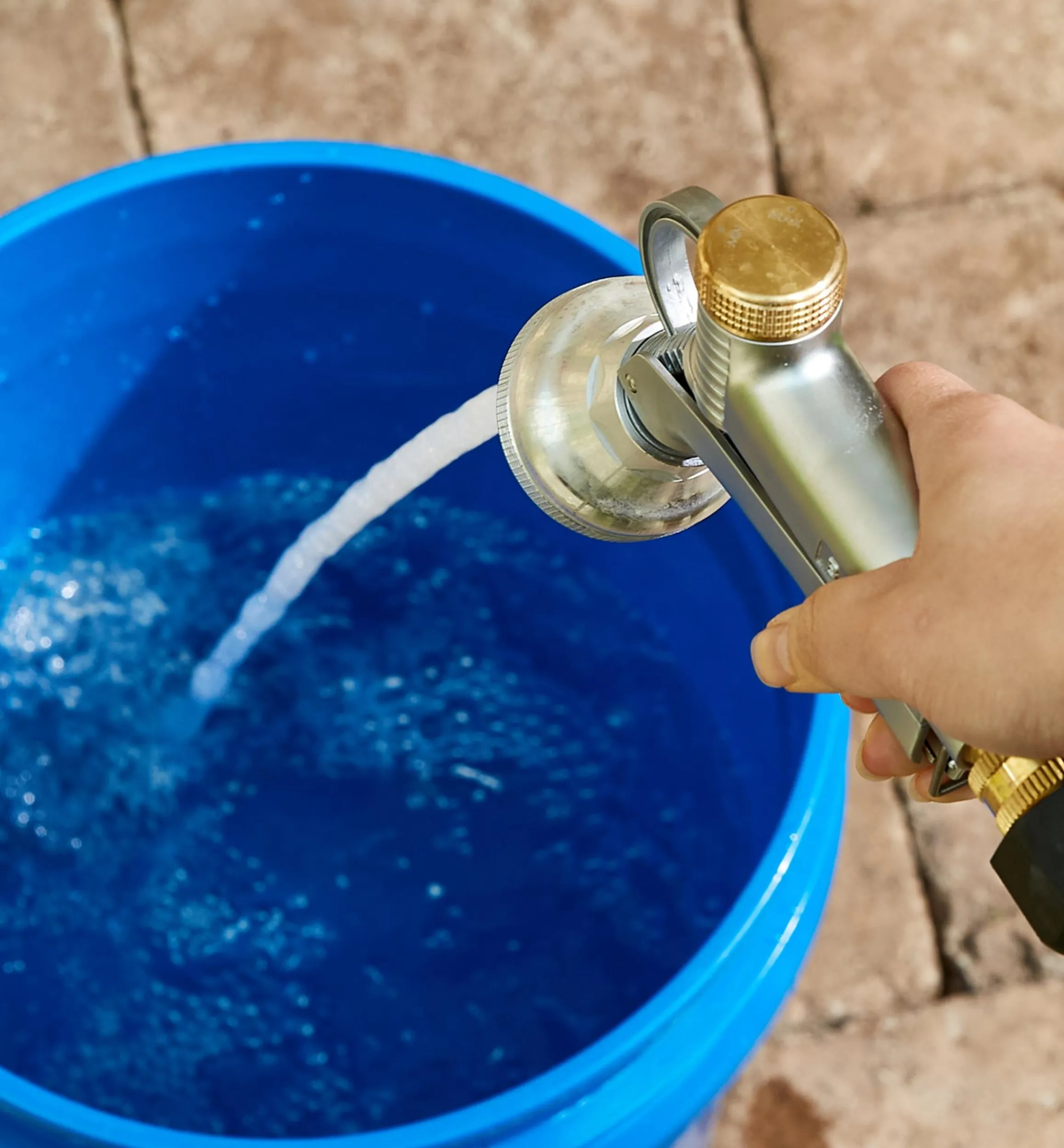 Lee Valley Hoses & Accessories>Three-Pattern Metal Nozzle