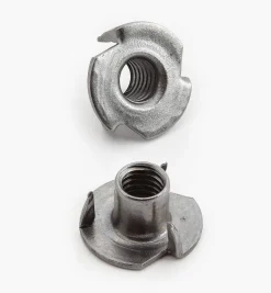 Lee Valley Jig & Fixture Parts>Three-Prong T-Nuts (3/8-16 Thread)
