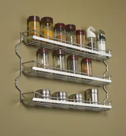 Lee Valley Kitchen Hardware>Three-Shelf Screw-Mount Spice Rack