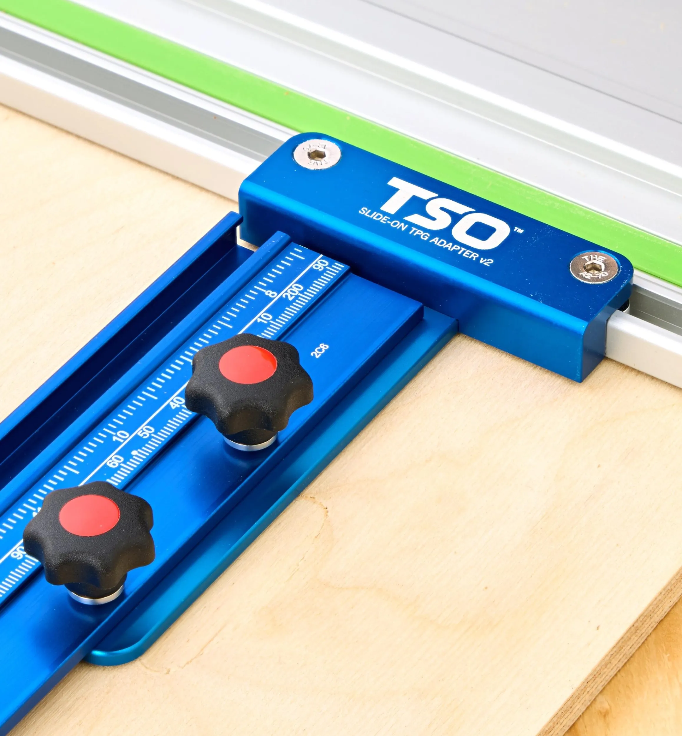 Lee Valley Power Tool Accessories>TPG Adapter V2 For Non-Festool Guide Rail